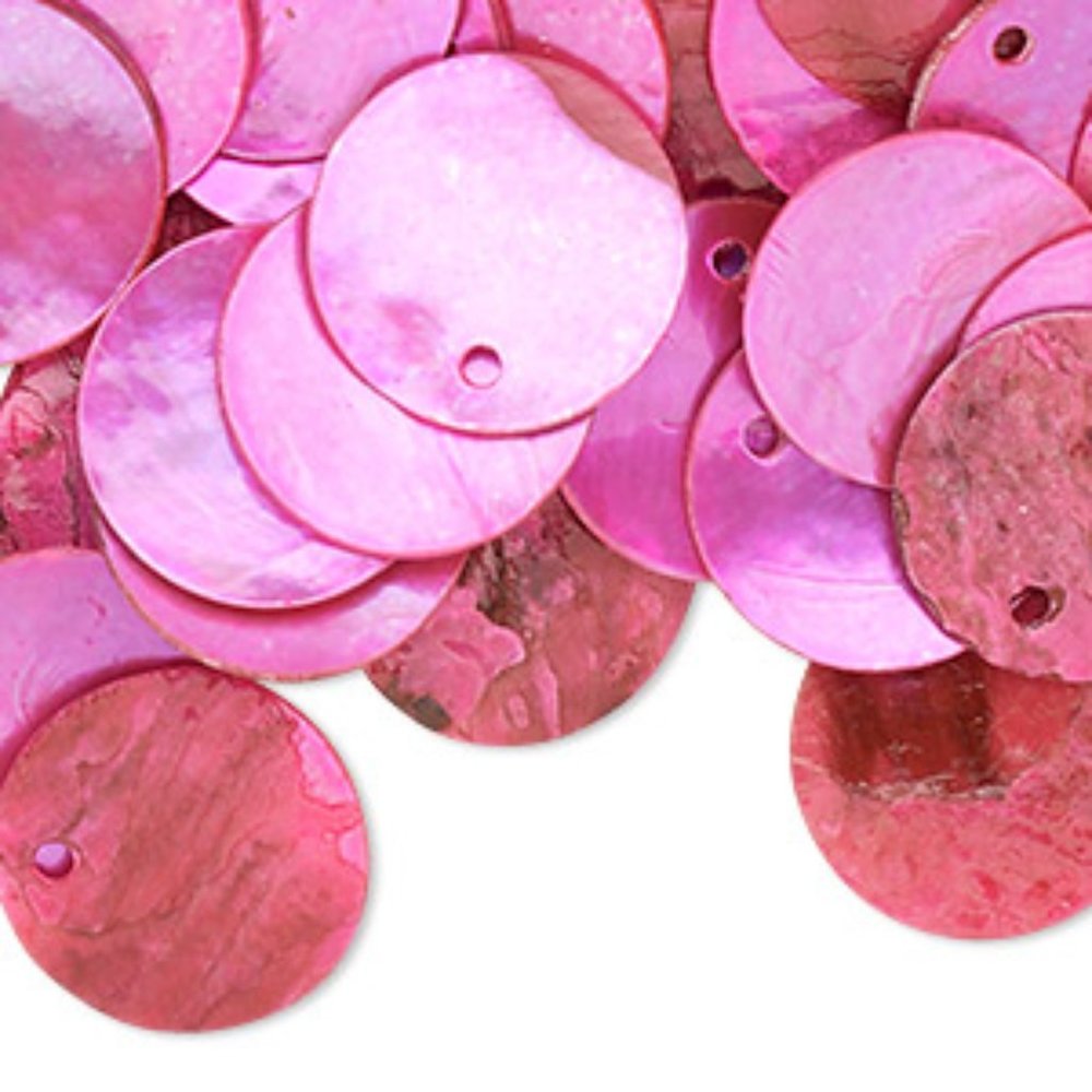 Flat Drop Shell Beads 10mm &15mm Crafting / Sewing